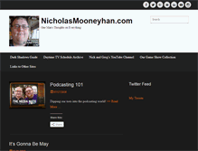 Tablet Screenshot of nicholasmooneyhan.com